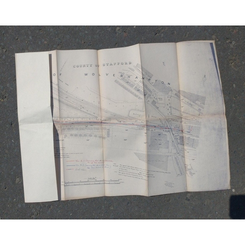 194 - A great opportunity for RAILWAY TRACK/TRAIN ENTHUSIASTS! A lot of 8 railway track maps from areas su... 