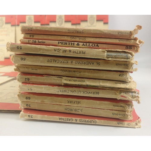 196 - A fantastic lot for LOVERS of MAPS, HIKING and CYCLING! A substantial collection of 29 One-Inch Tour... 