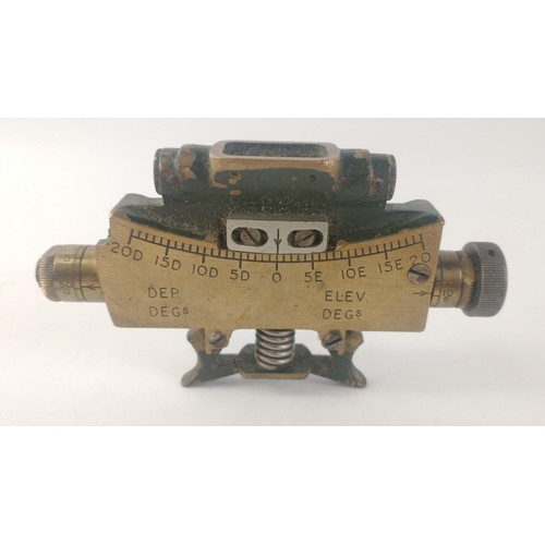 204 - A 1943 dated Palmer OS 330GA CLINOMETER SIGHT MARK IV  (No. 16276)#212