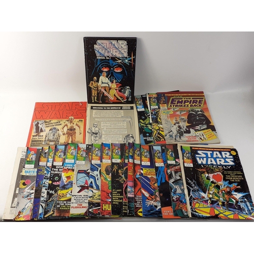 207 - A STAR WARS ANNUAL no. 1, a Star Wars OFFICIAL POSTER MAGAZINE No 3, The STAR WARS Storybook, plus a... 