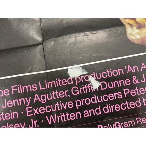 223 - 1982 AN AMERICAN WEREWOLF IN LONDON hand written dated verso 14/3/82? large wall poster 40