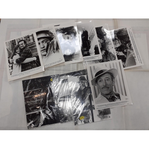 227 - A collection of vintage promotional LOBBY CARD photographs to include 1981 JOHN BELUSHI x 9, PETER O... 