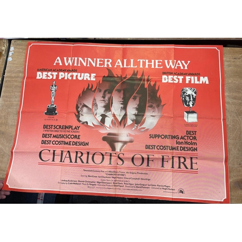 229 - CHARIOTS OF FIRE very large wall poster, a few historical drawing pin marks and a couple of pin-hole... 