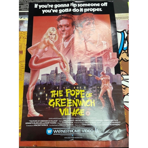 230 - A selection of movie posters to include quad posters of Mel Brooks in HIGH ANXIETY, George Burns in ... 