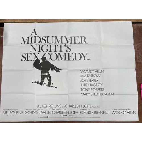 232 - A collection of WOODY ALLEN movie posters including oversized MANHATTAN (Spanish), ZELIG, ZELIG, ZEL... 