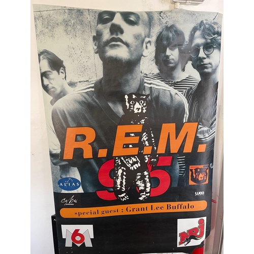 235 - An ORIGINAL REM MONSTER 95 poster from the Murrayfield venue concert - 1m x 2m dimensions approx - c... 