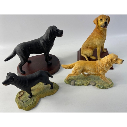 AYNSLEY and BORDER FINE ARTS dog models and two others261