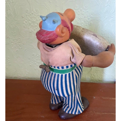 257A - RARE and in working order OBELIX toy clock-work model 
KARL WEST GERMANY - OBELIX MECHANICAL WIND-UP... 