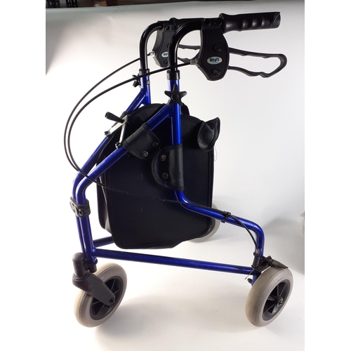 372 - A three wheeled walking aid by Days Patterson Medical.  One of two listed.#380