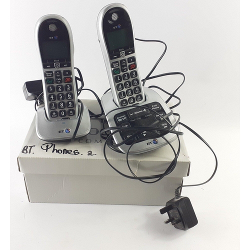 376 - A BT TRUECALL BT4600 Twin cordless phone and answer machine#384