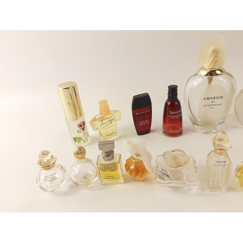 609 - A collection of small perfume bottles to include CHANEL No. 5, SONIA RYKIEL, Ysatis by GIVENCHY, L'A... 