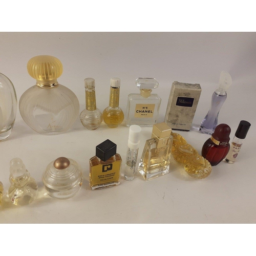 609 - A collection of small perfume bottles to include CHANEL No. 5, SONIA RYKIEL, Ysatis by GIVENCHY, L'A... 