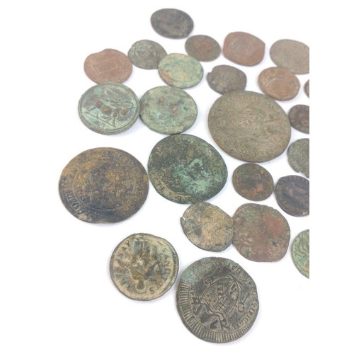 92 - A quantity of collectable older treasure trove coins of various ages and locations awaiting a new nu... 