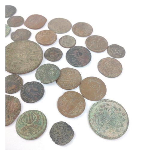 92 - A quantity of collectable older treasure trove coins of various ages and locations awaiting a new nu... 