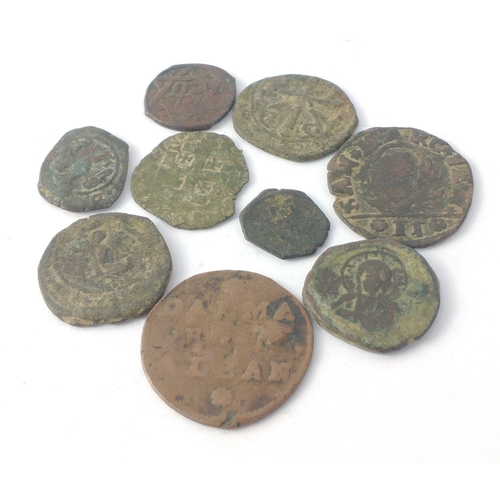 93 - A collection of unidentified smaller coins with lots of detail to facilitate further research#93