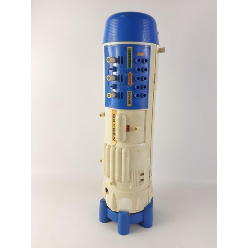 303 - A hard to find SIX MILLION DOLLAR MAN space rocket, stands 45cm high#63