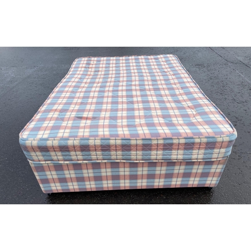 435 - A double bed with mattress#110