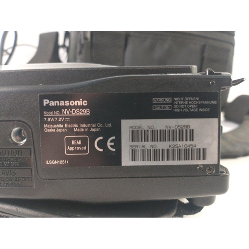 281 - A Panasonic Progressive 500x digital zoom camera in carrying case with remote control and power cabl... 