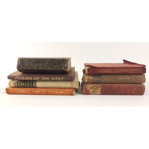 291 - A small collection of 7 VINTAGE MINIATURE BOOKS, some dating from the late 1800s. To include a leath... 