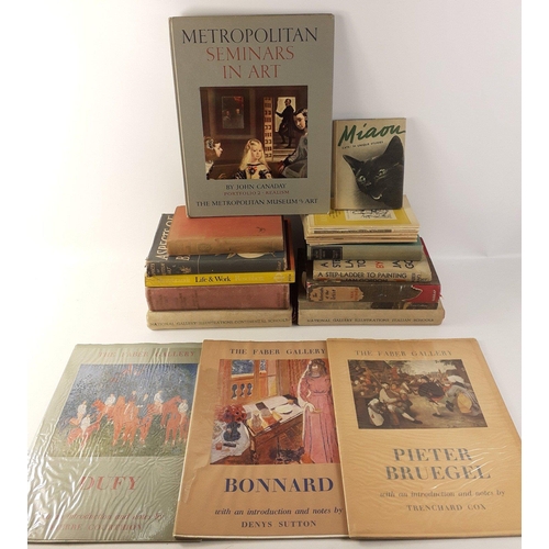293 - For LOVERS of VINTAGE ART BOOKS! A varied collection of art-related books to include titles such as ... 