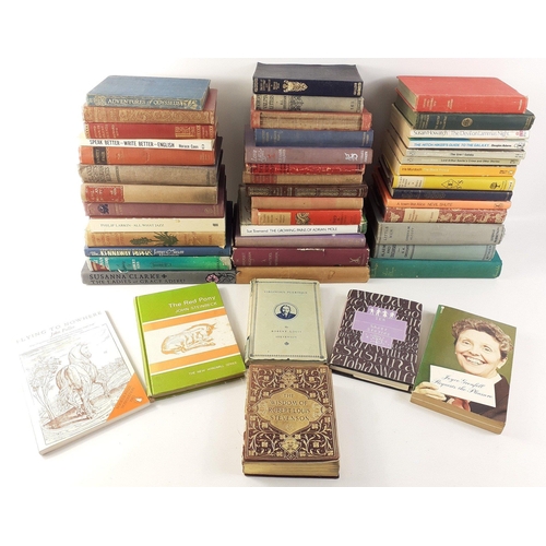 294 - For LOVERS of OLD BOOKS! A collection of over 40 mostly classic books to include R.L.Stevenson, Nevi... 