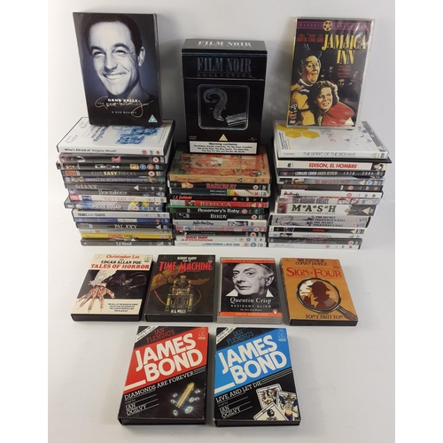 269 - Enter into the worlds of film and fantasy with this collection of mixed genre DVDs and audiobooks! t... 