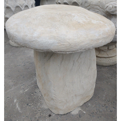 400 - A staddlestone inspired on textured plinth standing 42cmH x 47cmW - brand new item#122