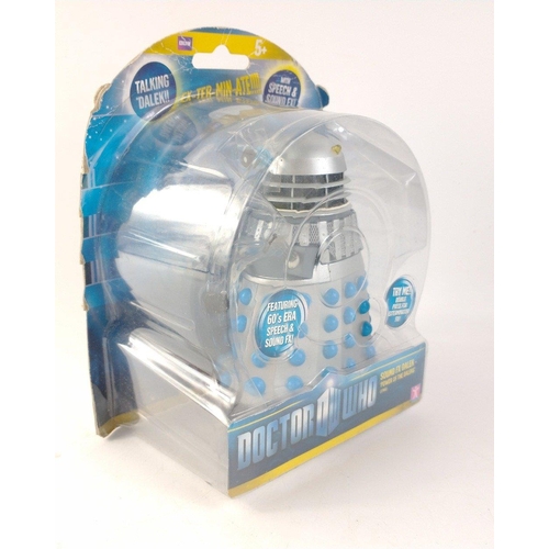 146 - BBC DOCTOR WHO Collectibles. Talking Sound Effect Dalek. Stands approx 15cm tall. In unopened pack m... 