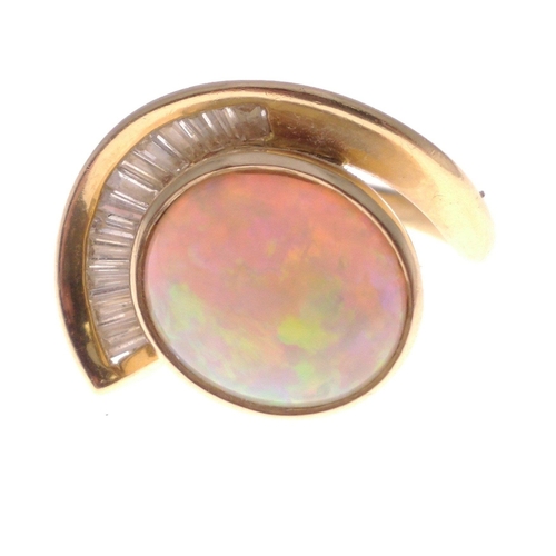 6 - OPULENT almost 6ct OPAL ! - Purchased in Australia! 
A National Opal Collection SUBSTANTIAL oval sha... 