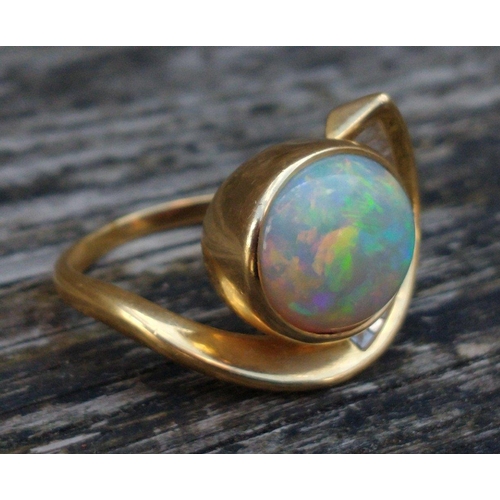 6 - OPULENT almost 6ct OPAL ! - Purchased in Australia! 
A National Opal Collection SUBSTANTIAL oval sha... 