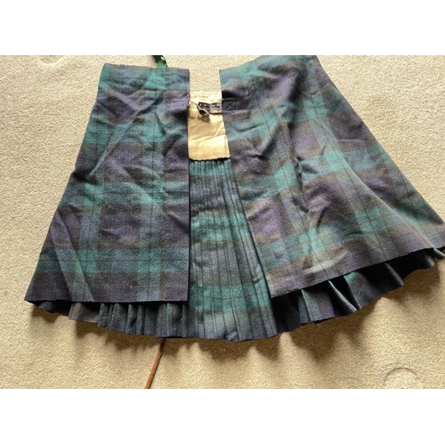 358 - A well made medium build BLACKWATCH kilt#107