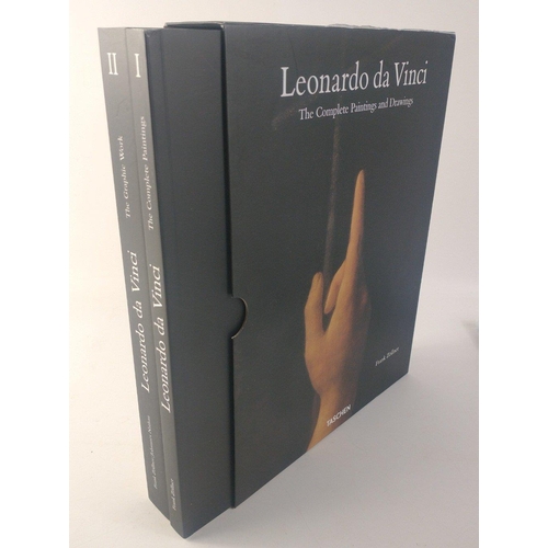 132 - Two hardback art books on LEONARDO da VINCI by Frank Zöllner both published by TASCHEN the first bei... 