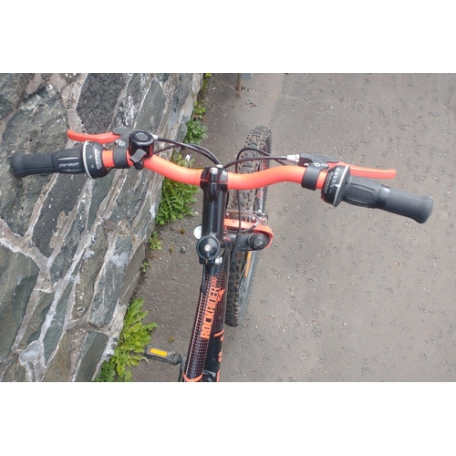 178 - A ROCKRIDER 500 child's mountain bike, stands 95cm at handlebars, tyre 60cm approx,#192