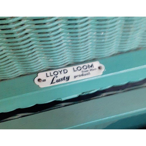 298 - LLOYD LOOM attractive rectangular laundry basket in  good condition with LLYOD LOOM LUSTY label insi... 