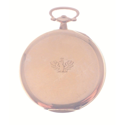 39 - A rather pretty BARTENS & RICE 18ct Gold cased open faced pocket watch in Dodds of Peebles jewel... 