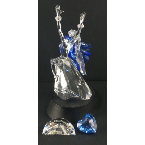 171D - SWAROVSKI COLLECTORS SOCIETY ISADORA by Adi Stocker  - annual edition 2002 with Crystal plaque and b... 