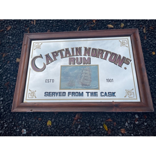 121 - VINTAGE CAPTAIN NORTONS RUM - served from the cask - dimensions 100cm x 68cm#146