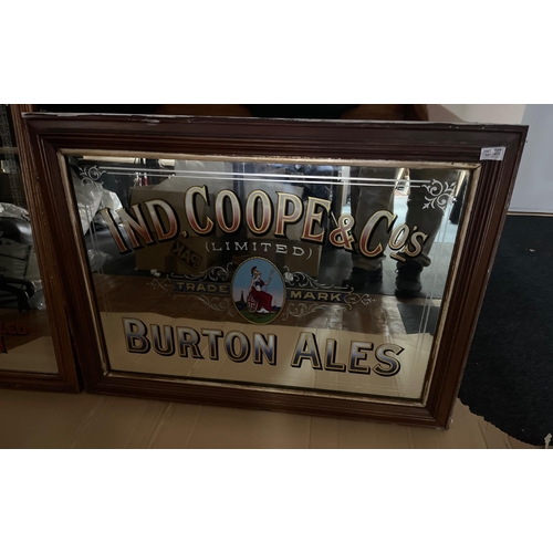 124 - RARE - IND. COOPE & Co BURTON ALES Ltd Trademark dimensions 92cm x 66cm approx#149