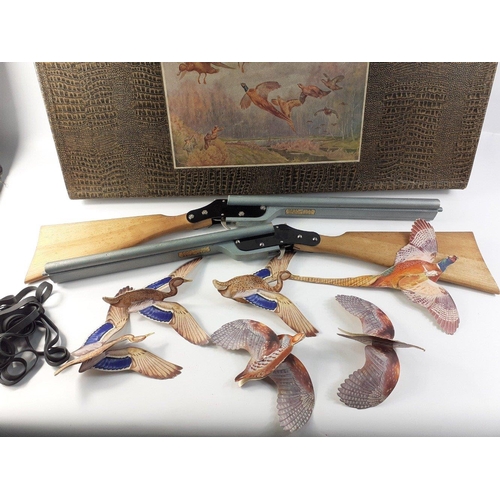 191 - CHAD VALLEY - MARKOVER shooting game complete in box with guns, targets etc. Tested in the auction h... 