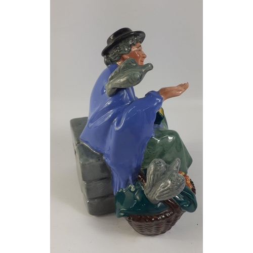 382 - ROYAL DOULTON (HN2320) TUPPENCE A BAG in blue shawl variant.  Lovely condition and no damage. 13cm t... 