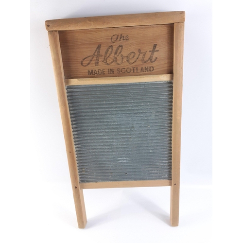 453 - The ALBERT Made in Scotland traditional style washboard 59x31cm approx#452