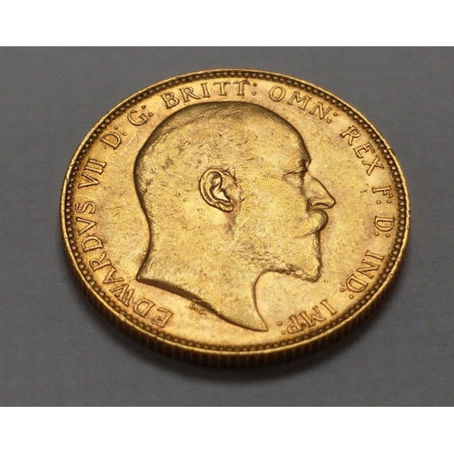 15 - A 1905 FULL GOLD SOVEREIGN - weight 7.99g approx#15