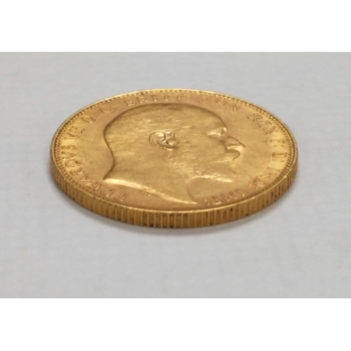 15 - A 1905 FULL GOLD SOVEREIGN - weight 7.99g approx#15