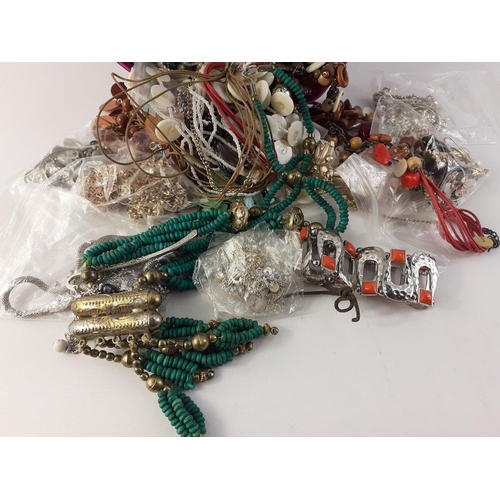 25 - A box of quality costume jewellery including many statement pieces sure to draw the eye#25