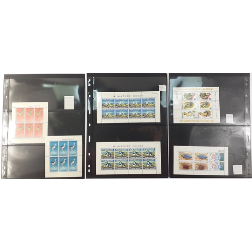 68 - A nice collection of NEW ZEALAND mint stamps and postal ephemera to include miniature sheets, unmoun... 