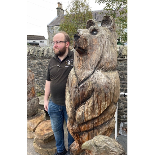 203A - ‘BEARS IN ARMS'
XMAS PRESENT FOR A BEAR LOVER?
A 6ft plus tall forest hand carved from a tree ... 