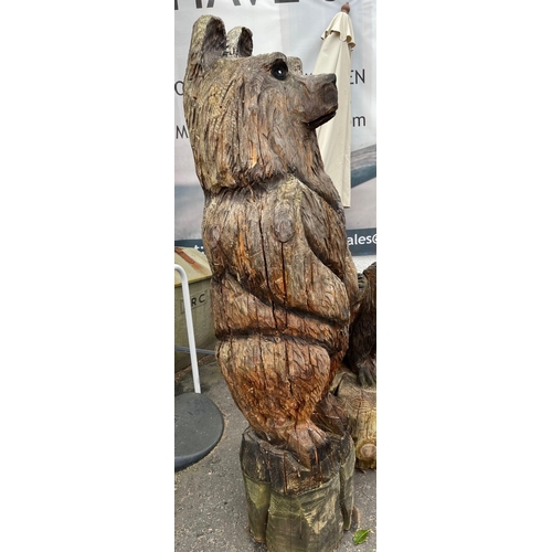 203A - ‘BEARS IN ARMS'
XMAS PRESENT FOR A BEAR LOVER?
A 6ft plus tall forest hand carved from a tree ... 