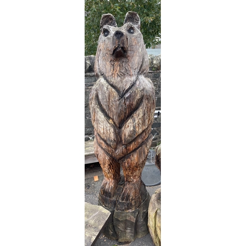 203A - ‘BEARS IN ARMS'
XMAS PRESENT FOR A BEAR LOVER?
A 6ft plus tall forest hand carved from a tree ... 