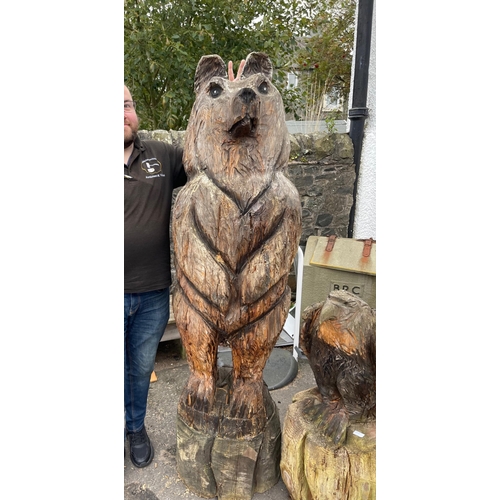 203A - ‘BEARS IN ARMS'
XMAS PRESENT FOR A BEAR LOVER?
A 6ft plus tall forest hand carved from a tree ... 