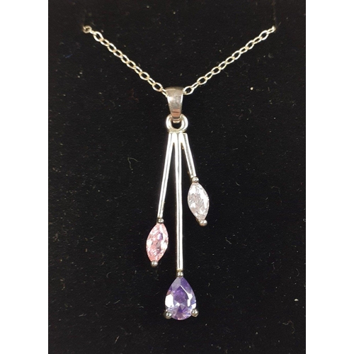 38 - A collection of silver jewellery to include a CHARLES RENNIE MACKINTOSH necklace and earring set and... 